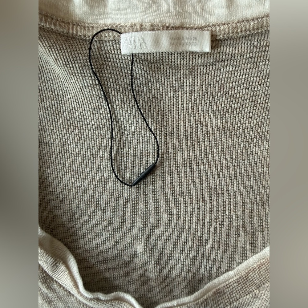 NWOT Zara double effect t-shirt - Picture 8 of 8